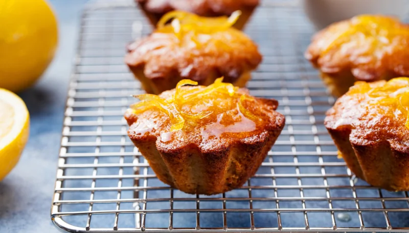 Financiers aux zestes de citron