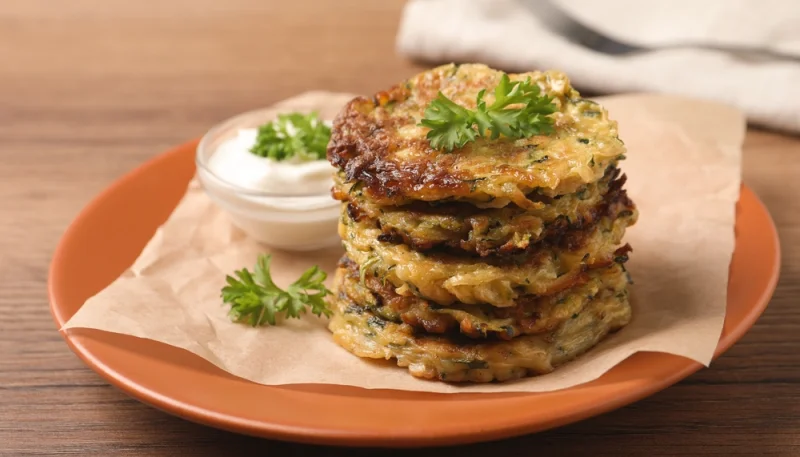 Galettes de courgettes et parmesan