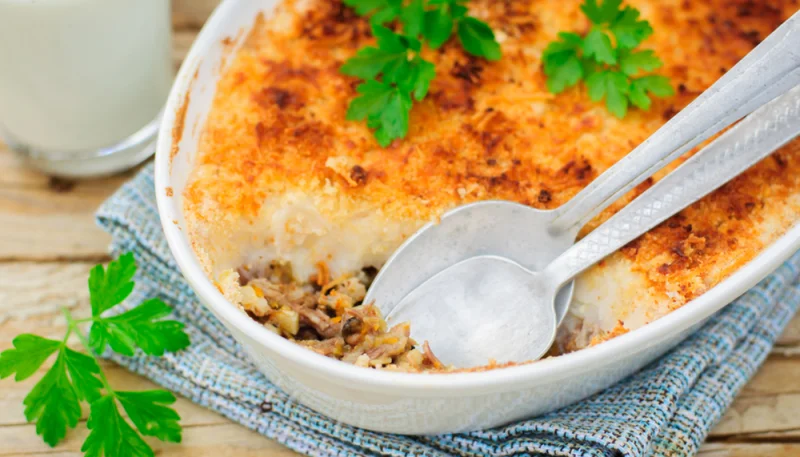 Hachis Parmentier au poulet