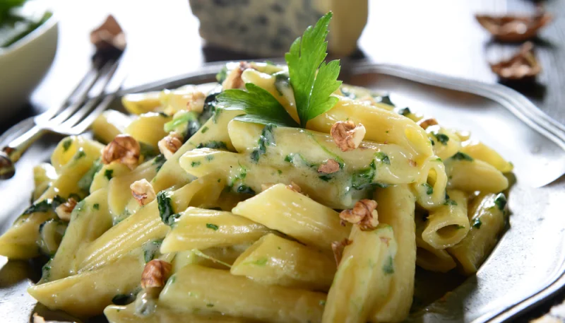 Penne au gorgonzola : une recette crémeuse et gourmande