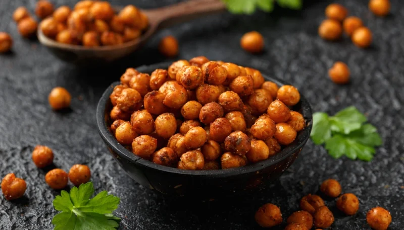 Pois chiches rôtis aux épices