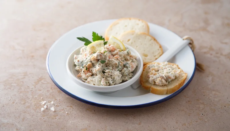 Rillettes de thon aux câpres et citron