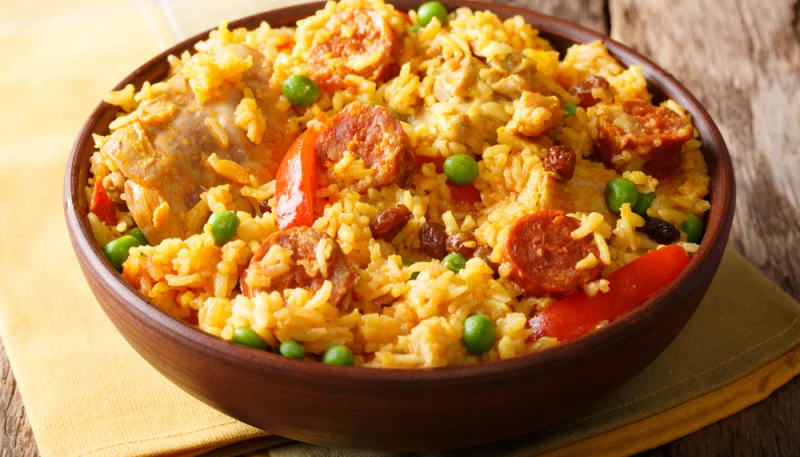 Riz espagnol au chorizo