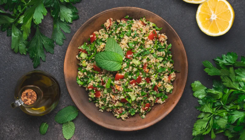 Taboulé aux herbes fraîches et citron