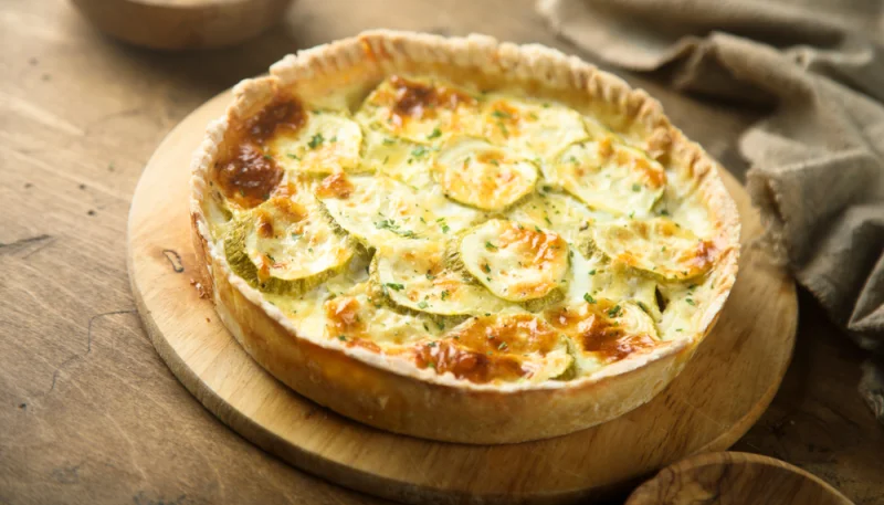 đ„ Tarte courgettes et chĂšvre â Recette IG bas lĂ©gĂšre et savoureuse