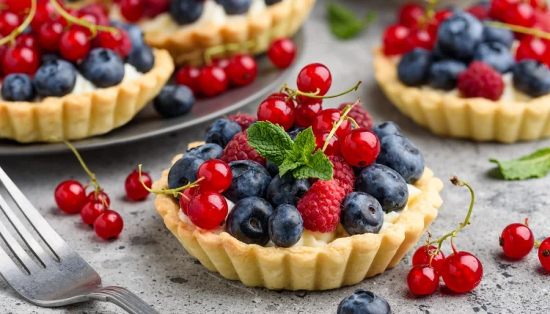 đ„§ Tartelettes aux fruits rouges â Dessert IG bas sans sucre ajoutĂ©
