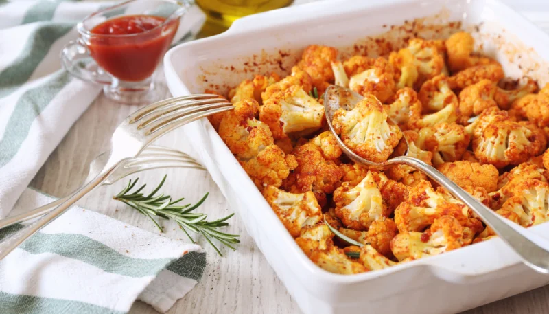 Choux-fleurs rôtis au paprika fumé