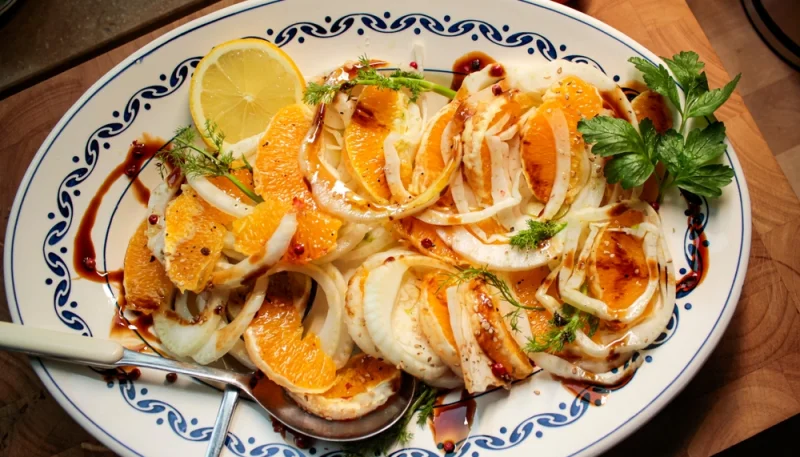Salade de fenouil croquant et oranges