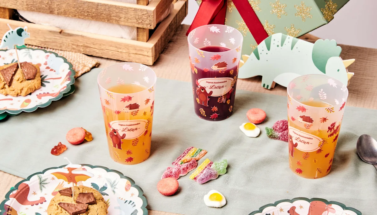 Les ecocups et verres personnalisés pour une jolie table