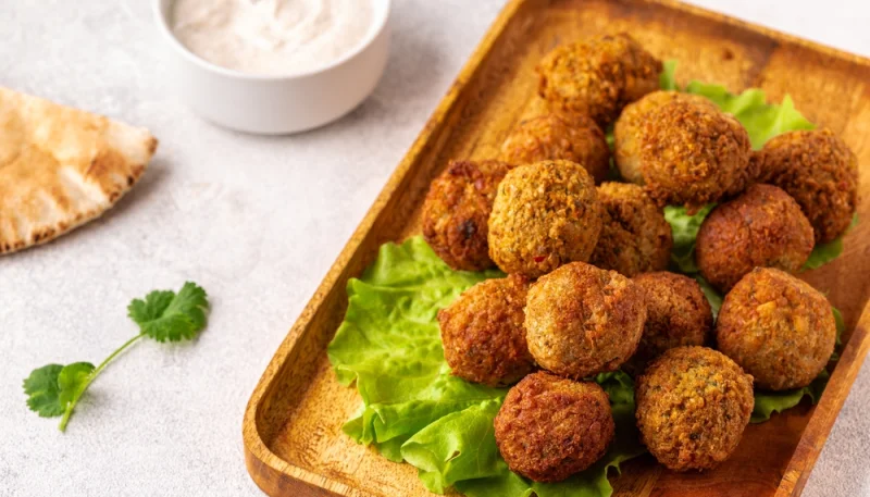 Boulettes de pois chiches à la coriandre