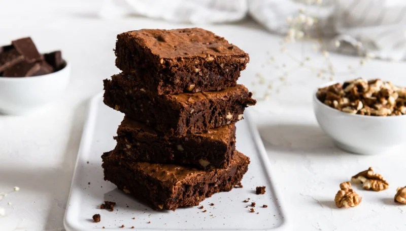 Brownie au chocolat et noix