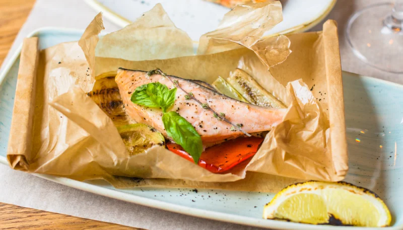 🐟 Papillote de saumon aux légumes d’été