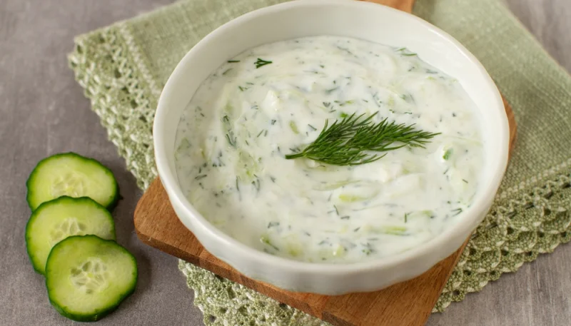 Tzatziki maison au concombre