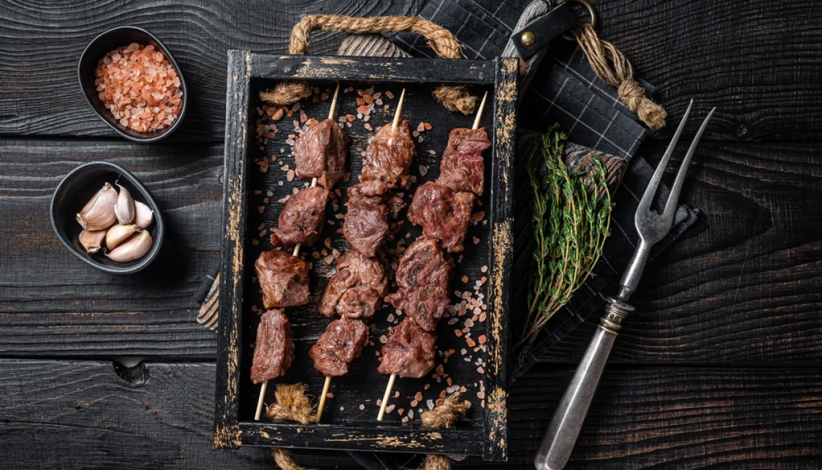 Brochettes de veau à la provençale