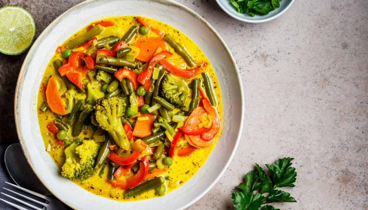 Curry de légumes au lait de coco
