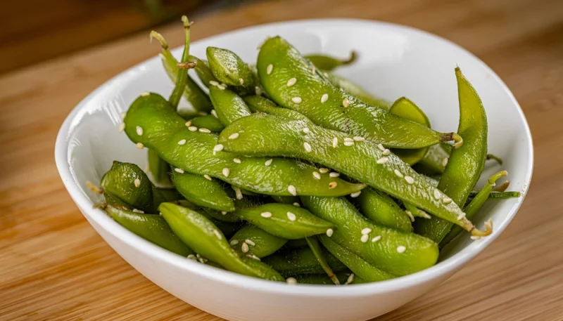 Edamame au sel fumé