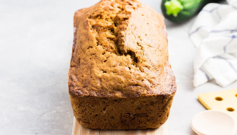 Gâteau moelleux à la courgette et citron