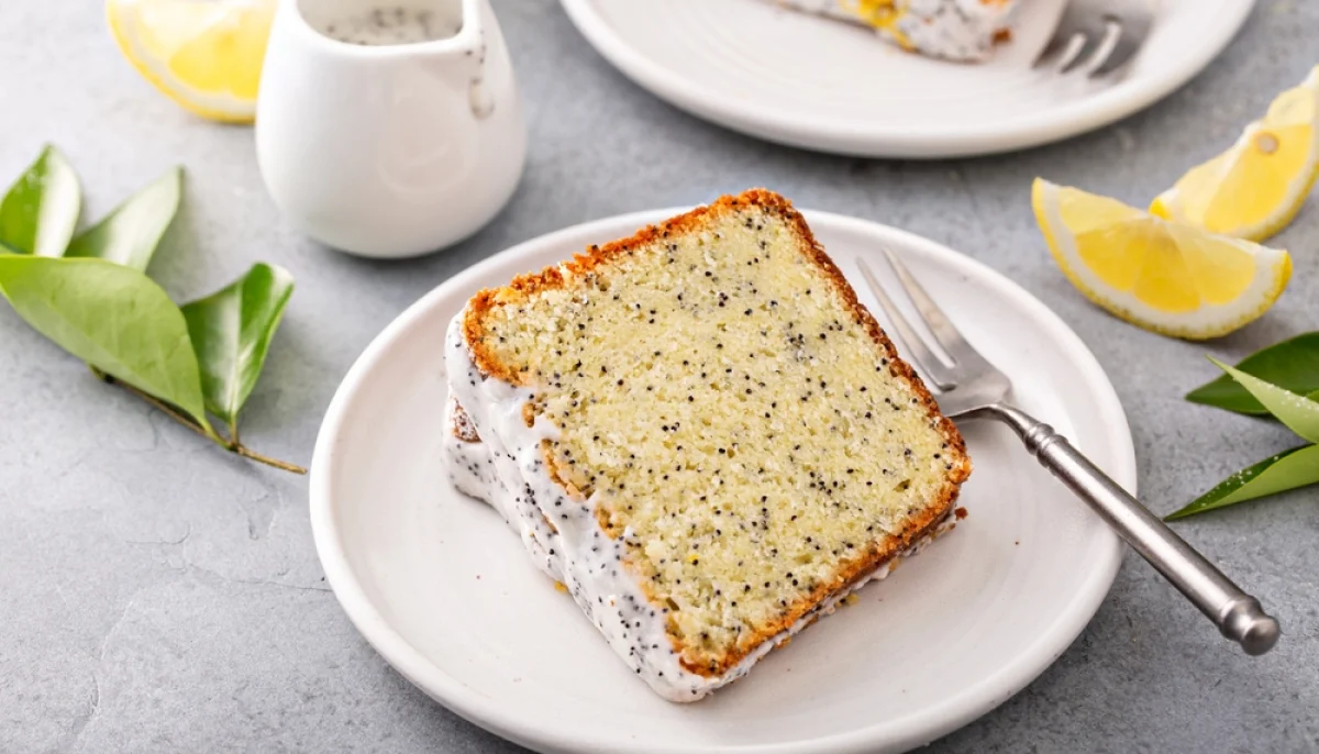 Gâteau moelleux au citron et graines de pavot