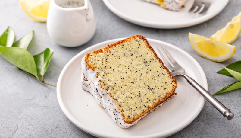 Gâteau moelleux au citron et graines de pavot