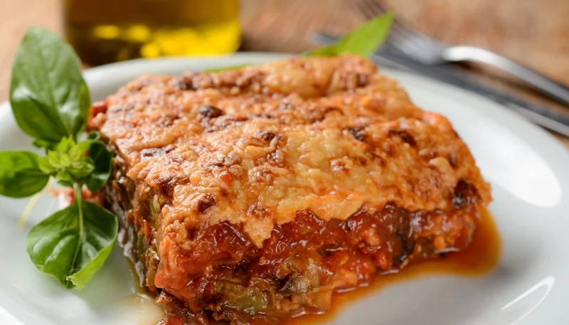 Lasagnes végétariennes aux aubergines