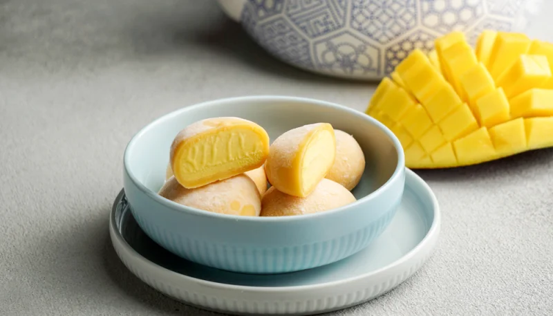 Mochis glacés à la mangue