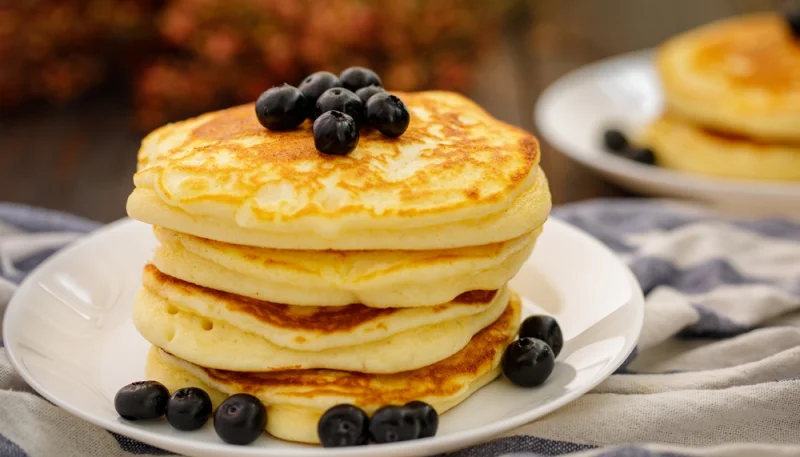 Pancakes moelleux sans lait (recette express)