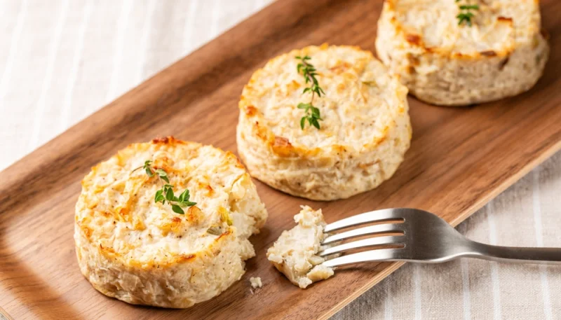 Petits flans de légumes au parmesan