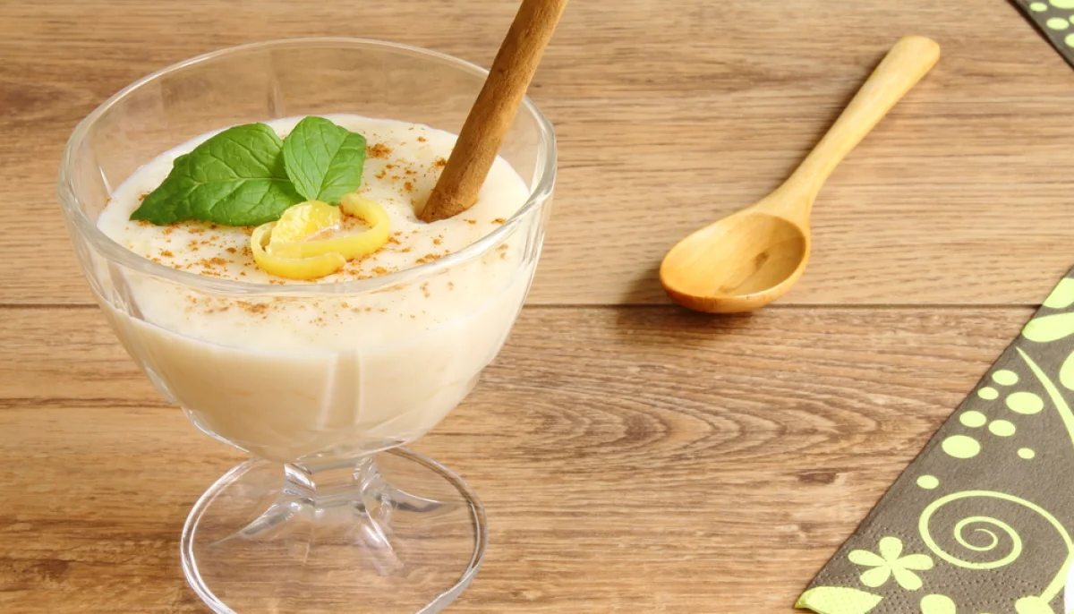 Riz au lait à la vanille et zeste d’orange