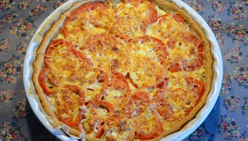 Tarte au thon et moutarde à l’ancienne