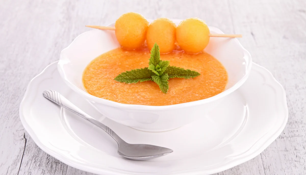 🥣 Gaspacho melon-poivron