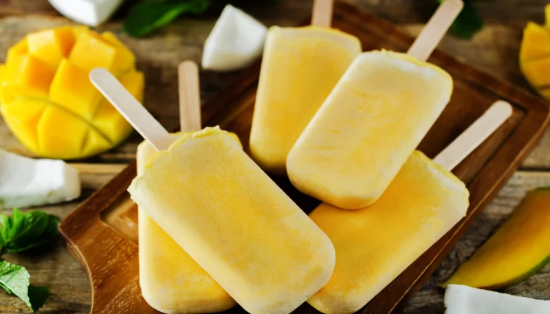 Popsicles mangue-coco
