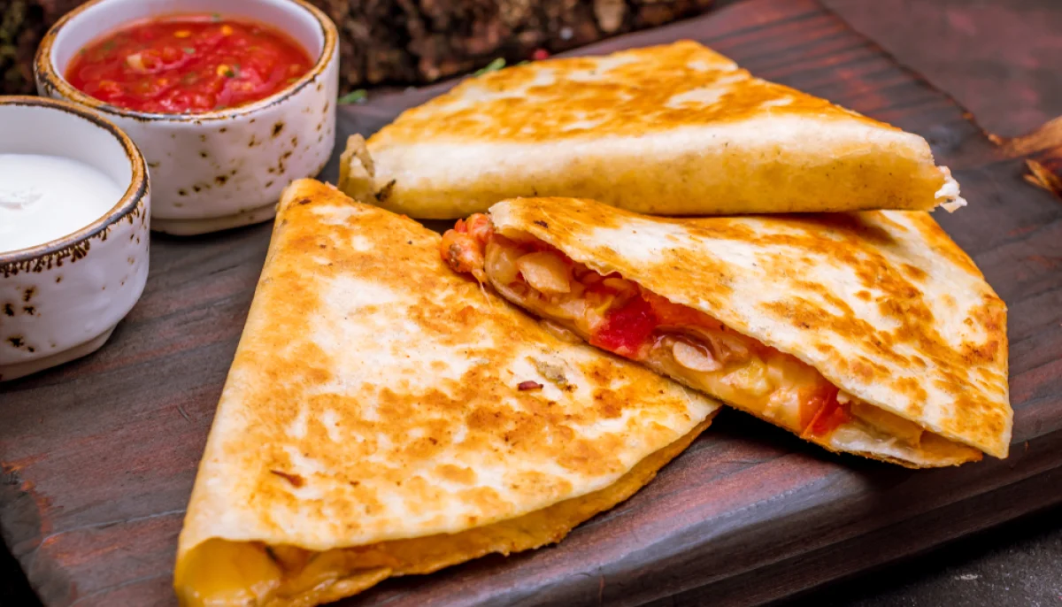 Quesadillas fromage & poivrons grillés
