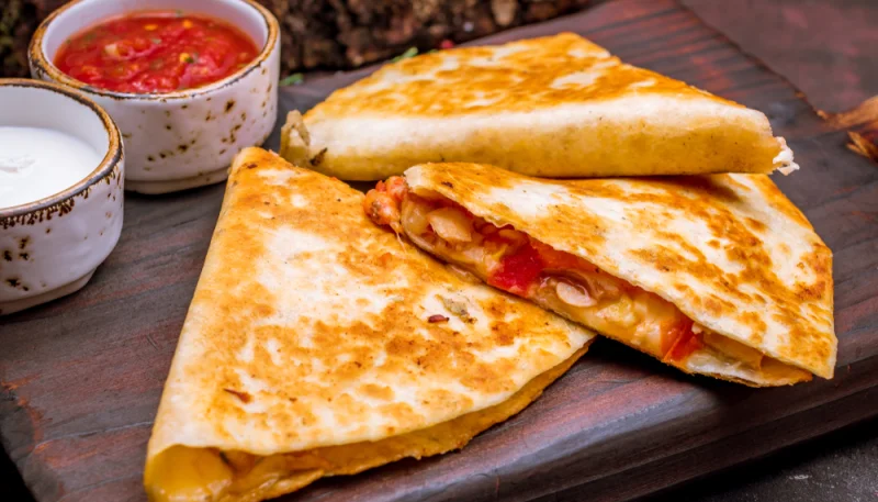 Quesadillas fromage & poivrons grillés