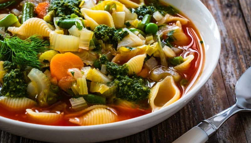 🥣 Soupe au pistou à la niçoise : un plat végétarien riche en saveurs provençales