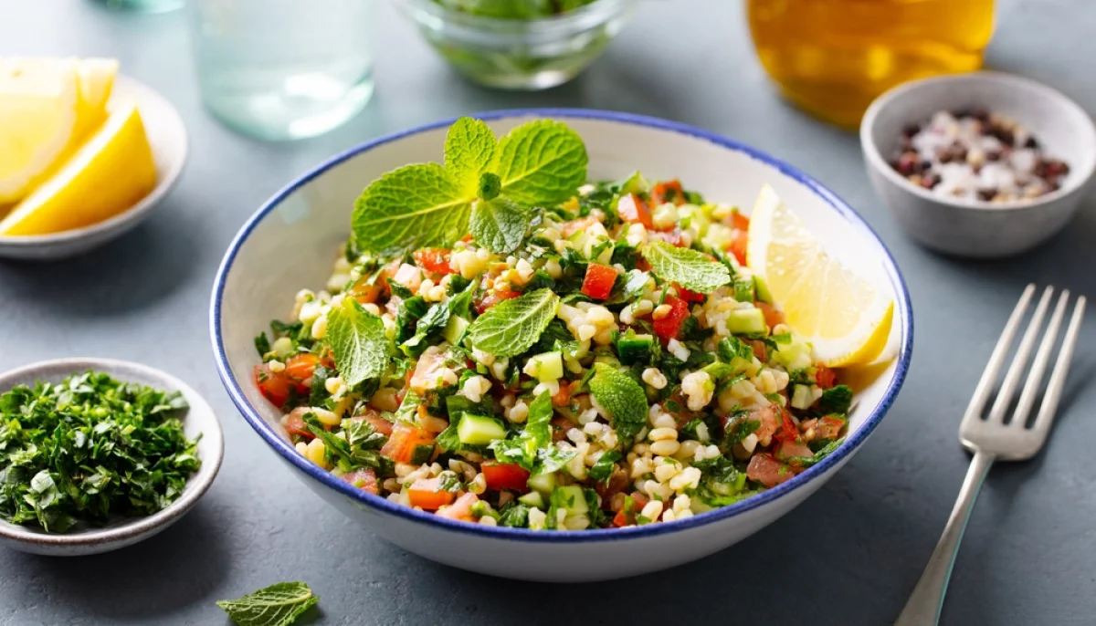 Taboulé de légumes frais
