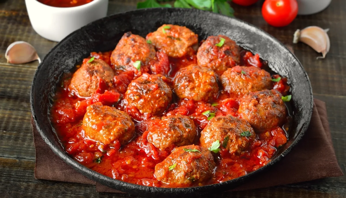 Boulettes de bœuf sauce tomate maison