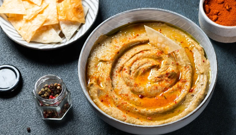 Caviar d’aubergine au citron confit