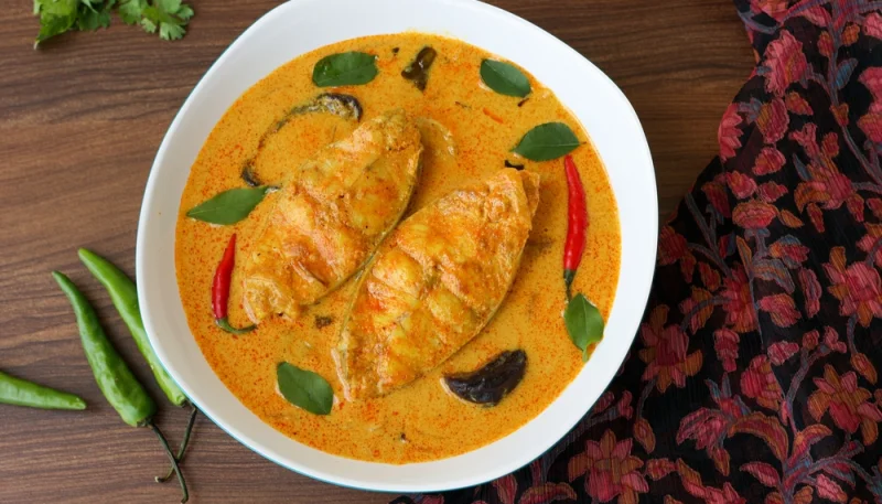 Curry de poisson au lait de coco