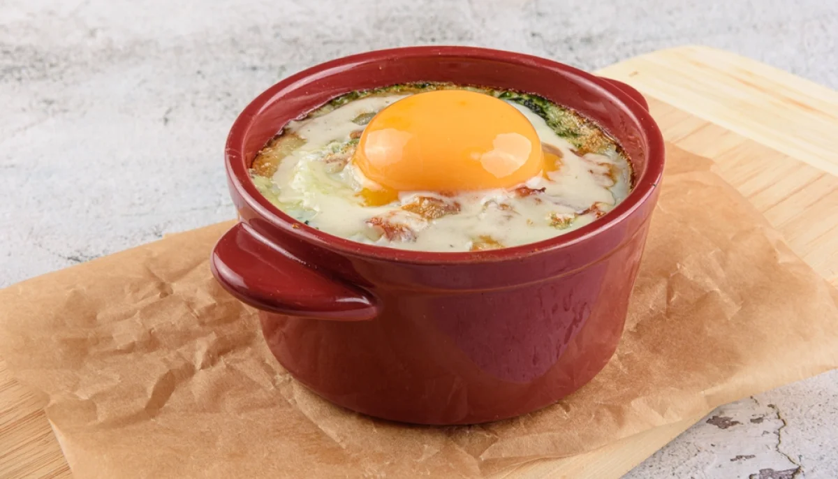 Œufs cocotte aux champignons