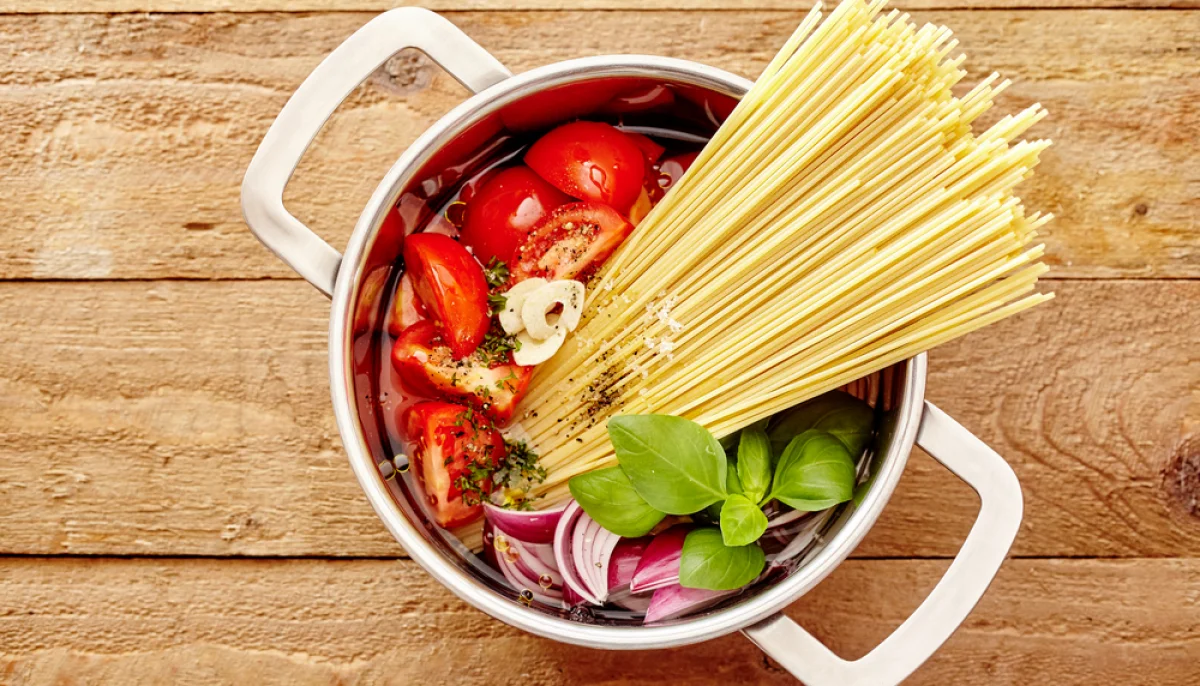 One pot pasta tomates cerises et basilic