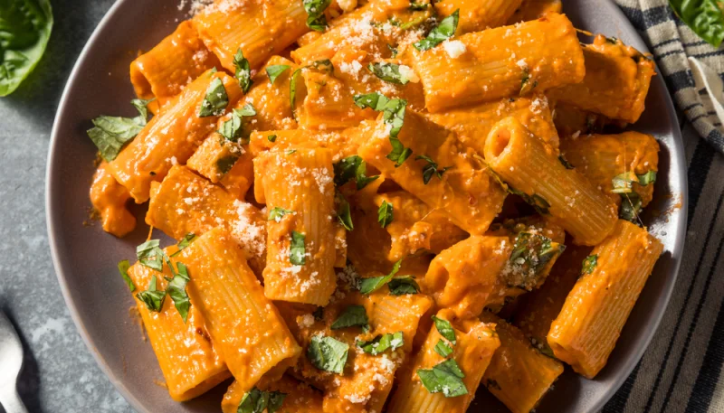 🍝 Pâtes aux poivrons rôtis et ricotta