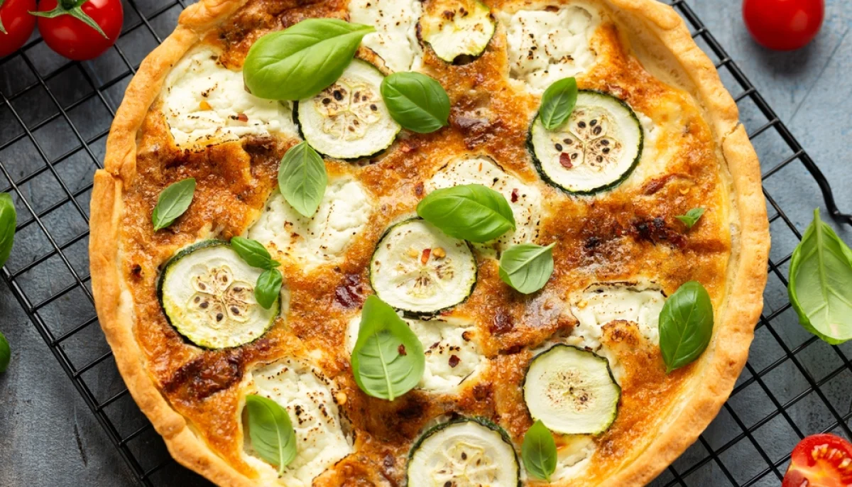 đ„ Quiche lĂ©gĂšre aux courgettes et chĂšvre frais