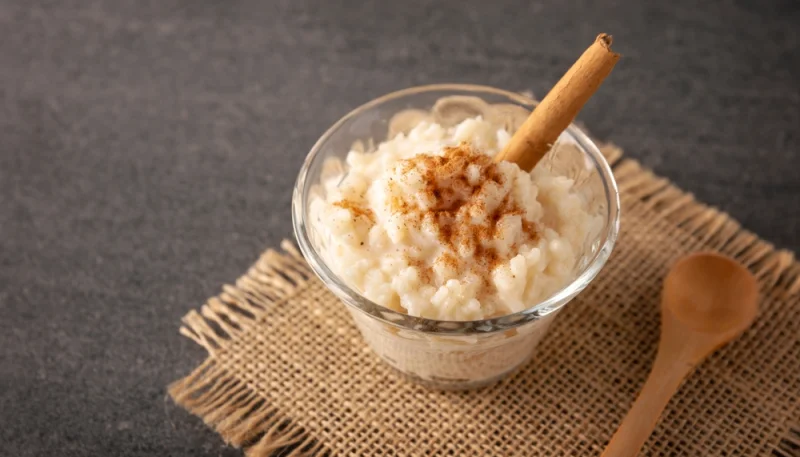 Riz au lait crémeux à la vanille