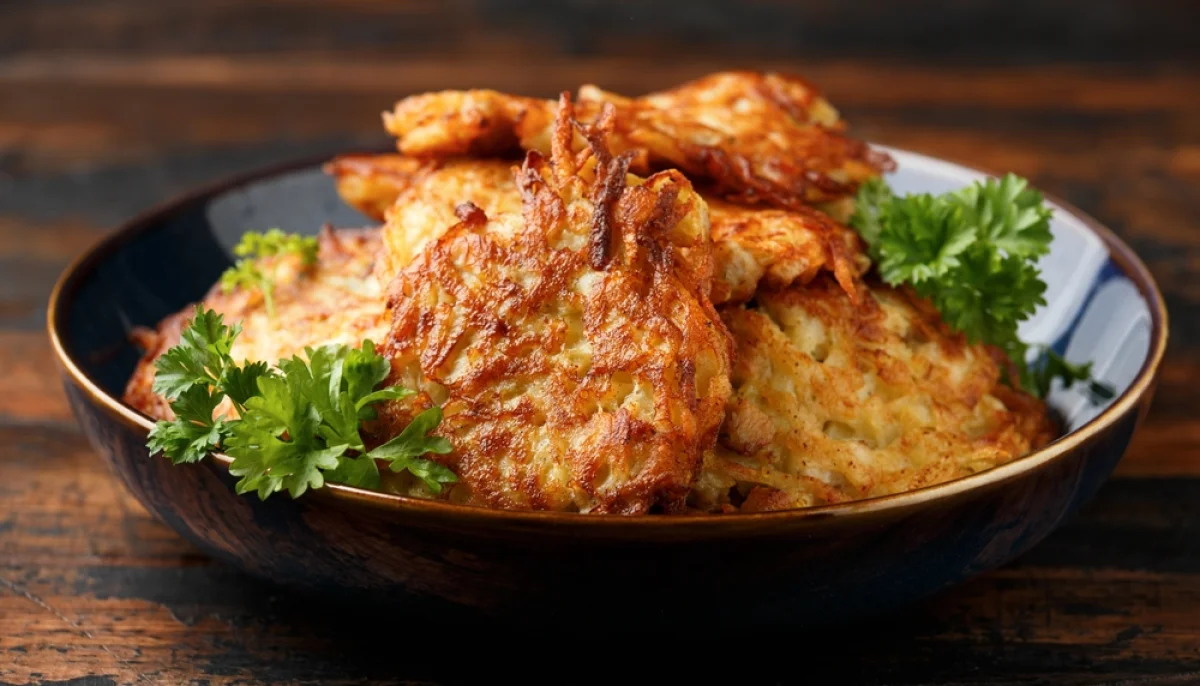 Rösti de pommes de terre et fromage