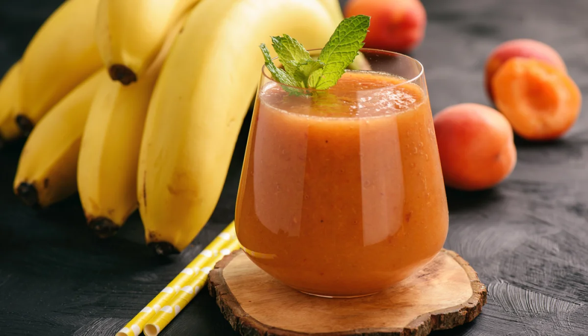 Smoothie abricot banane