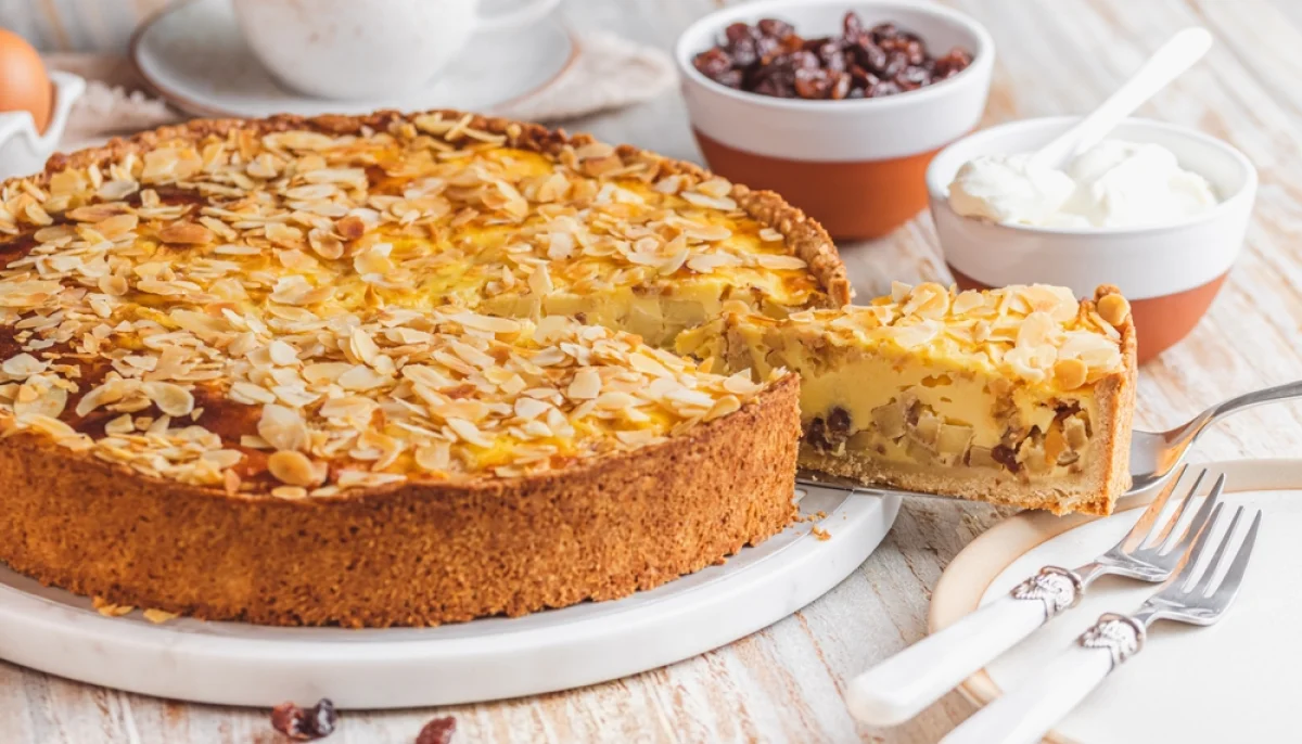 Tarte au raisin et crème d’amande