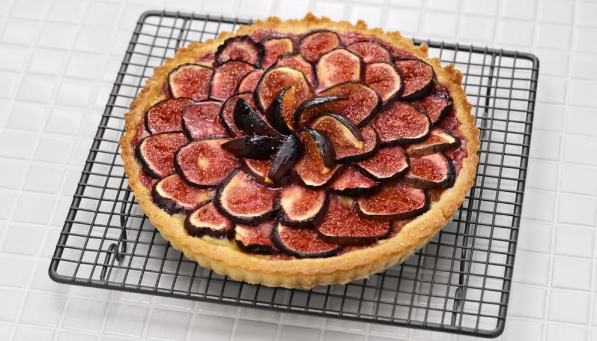 Tarte fine aux figues et miel