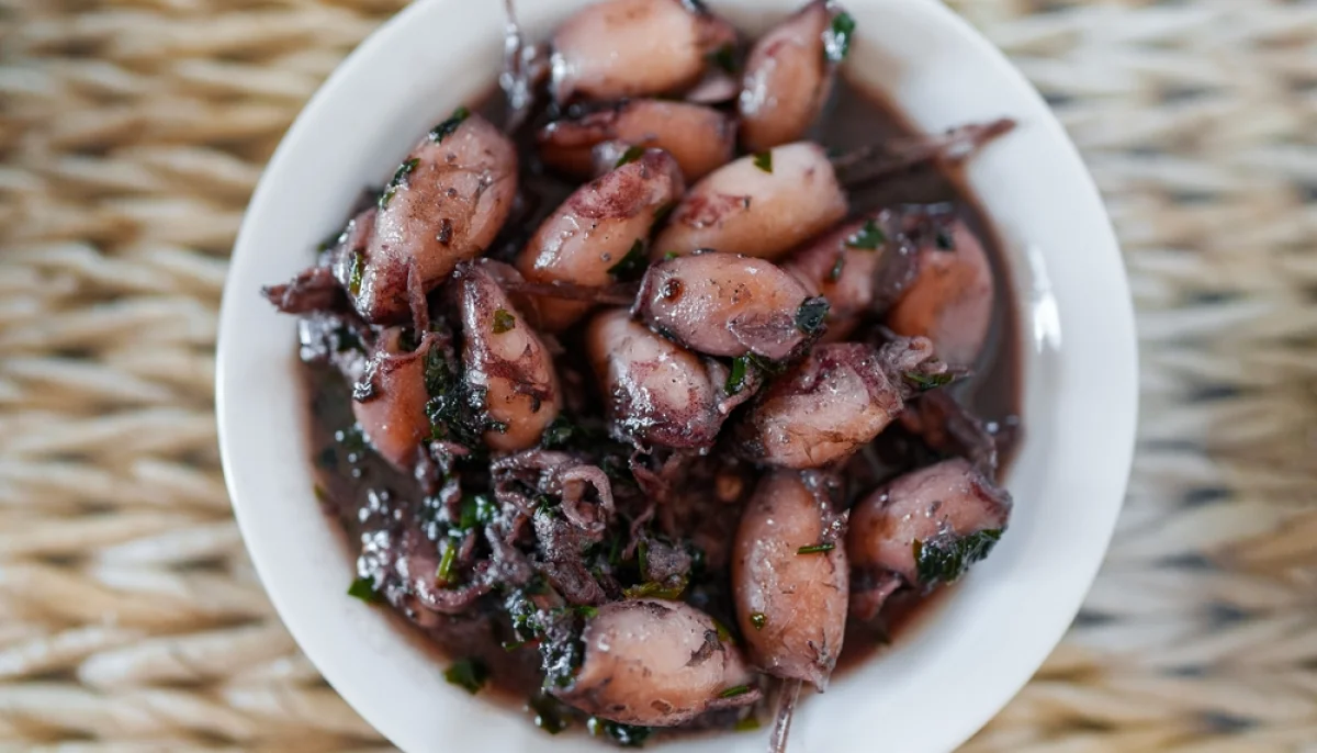 Calamars sautés ail et persil