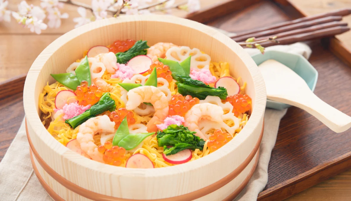 Chirashi sushi facile
