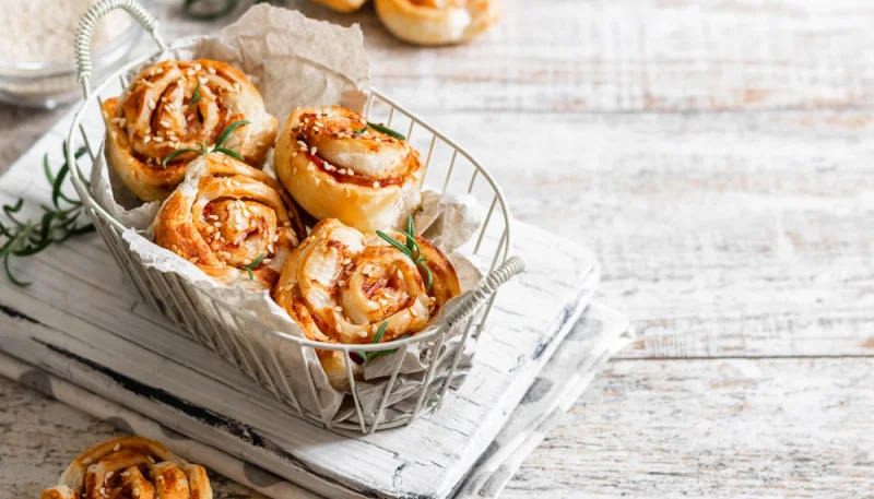 Feuilletés apéritif au chorizo